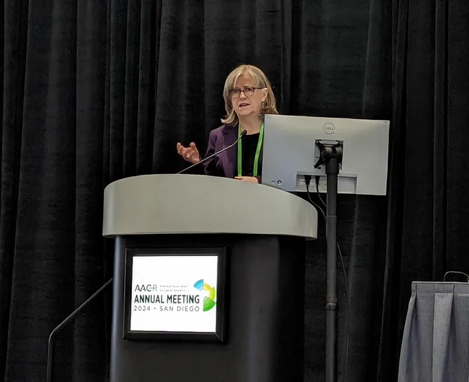 Dr. Karen Basen-Engquist presents at AACR24.