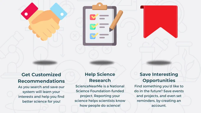 Create your account at sciencenearme.org