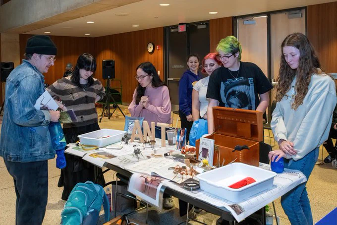 Ramalho lab team at an outreach event at West Chester University