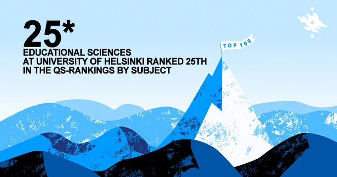 Educational Sciences at the University of Helsinki is 25th in the QS rankings by subject. Best in the Nordic countries and among the 6th in Europe. 