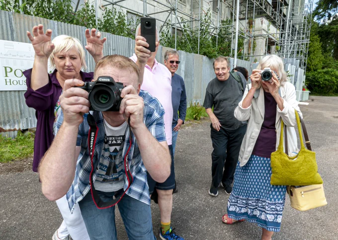 Photo group at Poltimore House