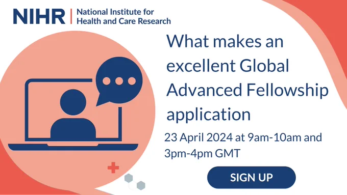 What makes an excellent Global Advanced Fellowship application
23 April 2024 at 9am-10am and 
3pm-4pm GMT
Sign up
