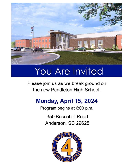 PHS Groundbreaking Invitation
