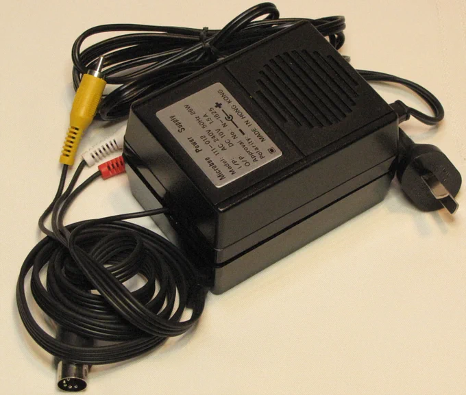 Microbee Power Supply Plug Pack 
(includes connections for Video and Cassette interface)