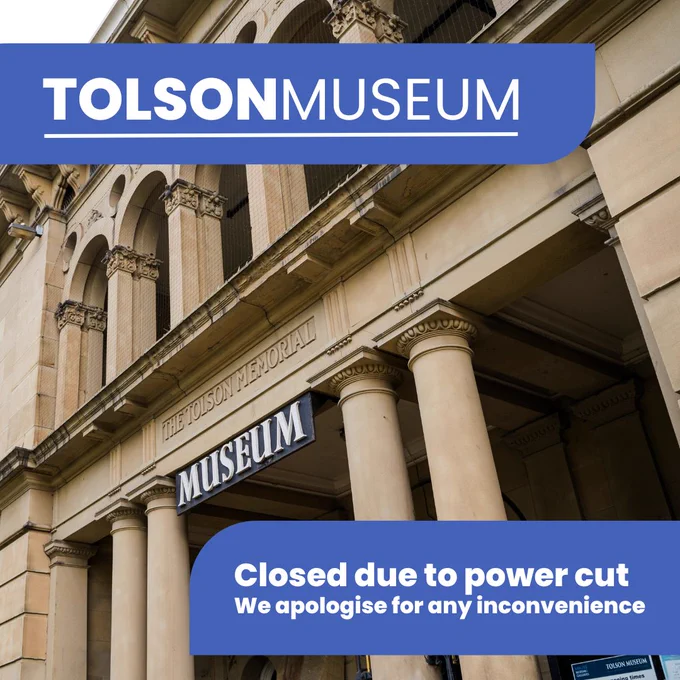 Tolson Museum Closed due to Power cut, we apologise for any inconvenience