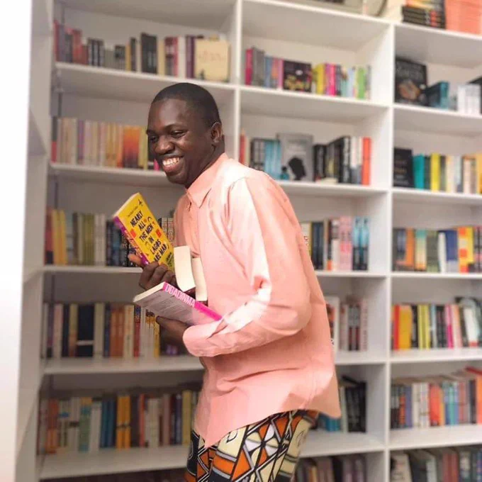 Caught in the joy of new books