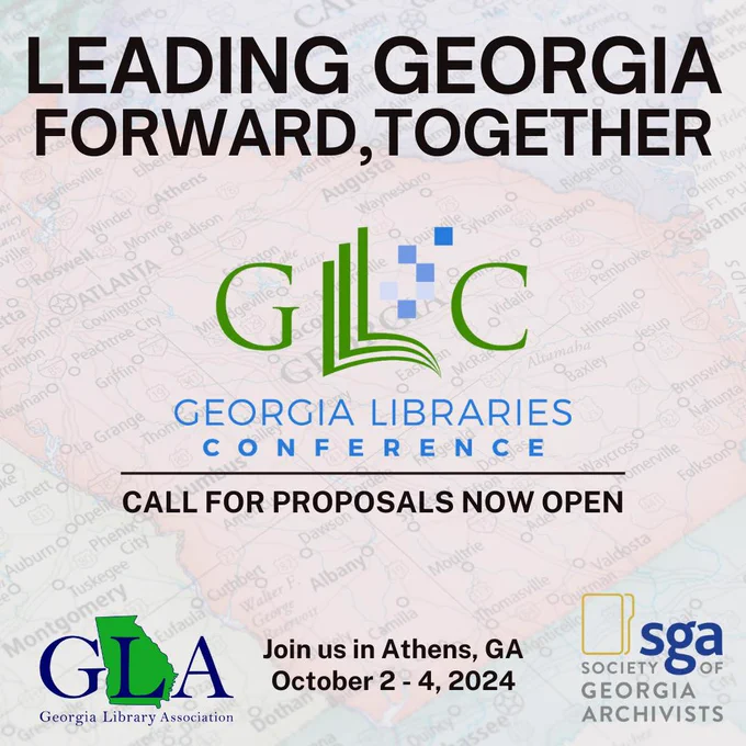Join us in Athens, GA
October 2-4, 2024