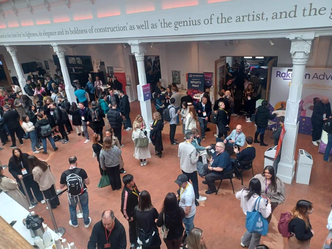 Photo of the Brighton Dome bar from above during Affiliate Huddle