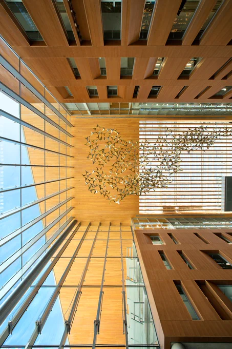 Surrey British Columbia Civic Centre Moriyama Teshima architect architecture design building construction West boast Vancouver public government OAA award 