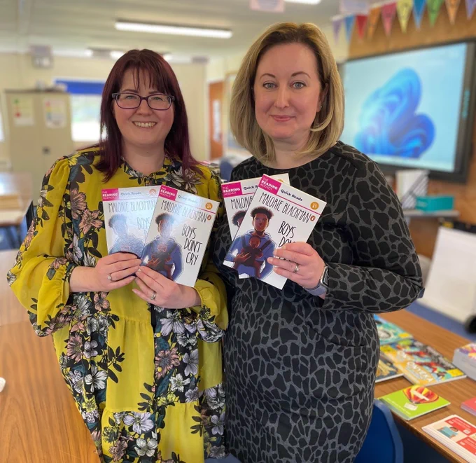 photograph of Rebecca Roberts and Kat Ellis