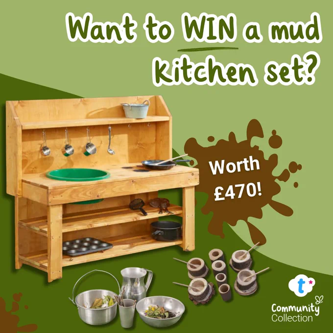 Want to win a mud kitchen set worth £470?
