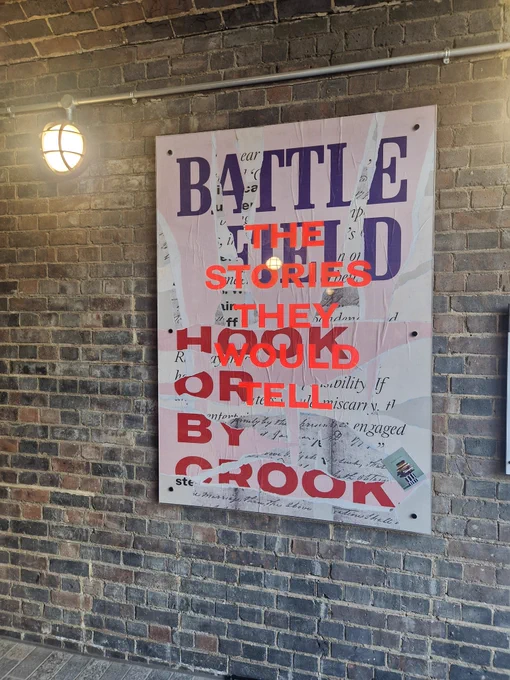 Poster saying "The stories they would tell"