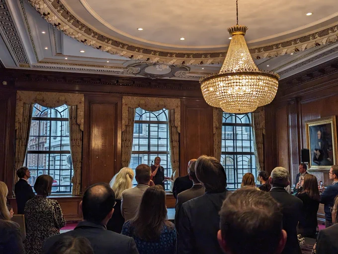 Reception of people 