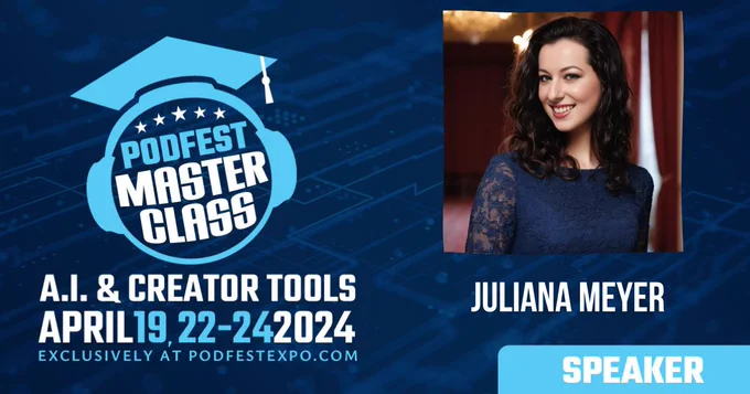 Podfest Masterclass: A.I. & Creator Tools Summit