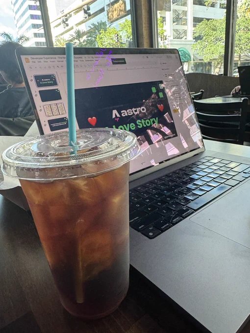 Coffee and laptop