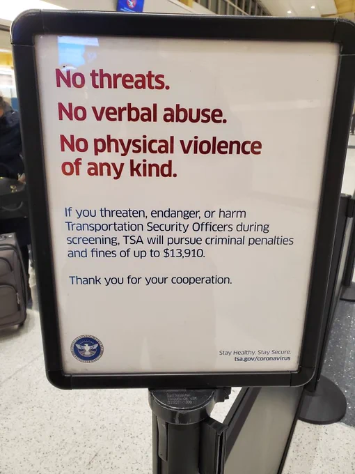 No threats.
No verbal abuse.
No physical violence of any kind. 
