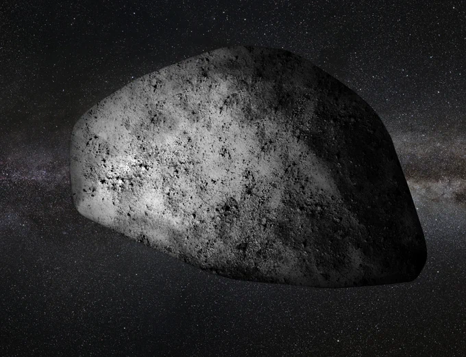 Artist's impression of the asteroid (99942) Apophis.