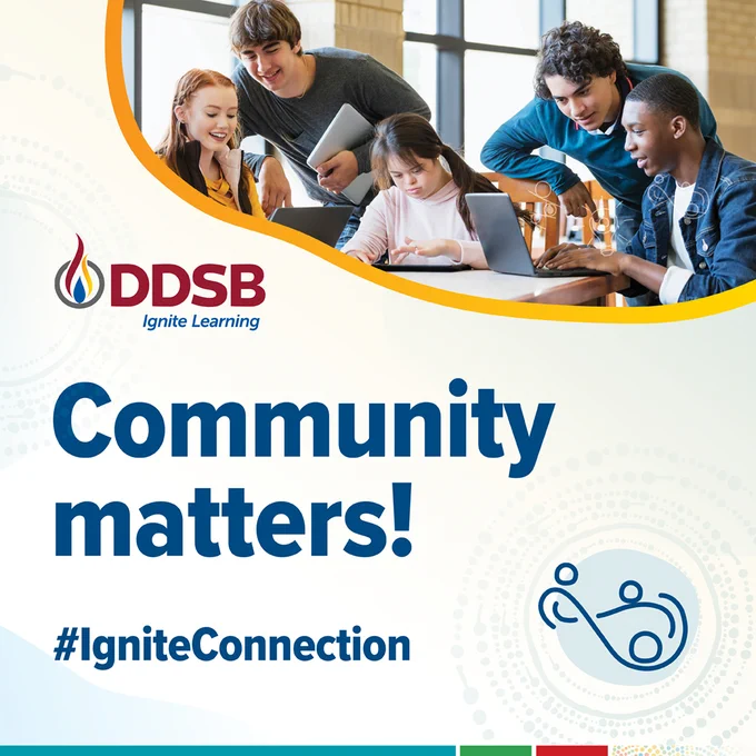 High school students learning together.