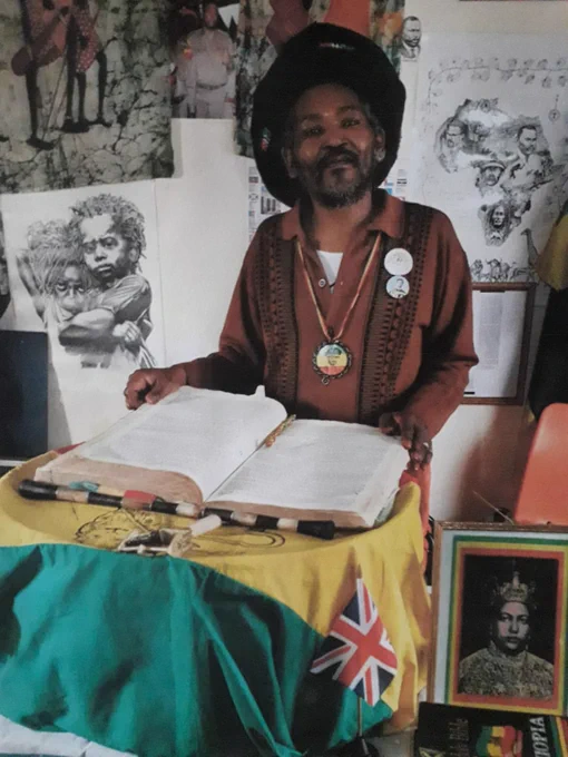 The upstairs of the RasTafari Cultural Centre (RCC) was initially gifted by existing tenants who ran the Marlon Thomas Campaign, eventually the RCC would occupy downstairs front of house which helped to transform the visibility and participation in the centre, up to this very day. After a very successful Save the Rastafari Cultural Centre Campaign as the premises was threatened with a sale on the open market, supporters of the RCC raised enough money to purchase the space in February 2024. We give thanks that Ras B was with still with us to witness the fruits of his and other’s efforts.