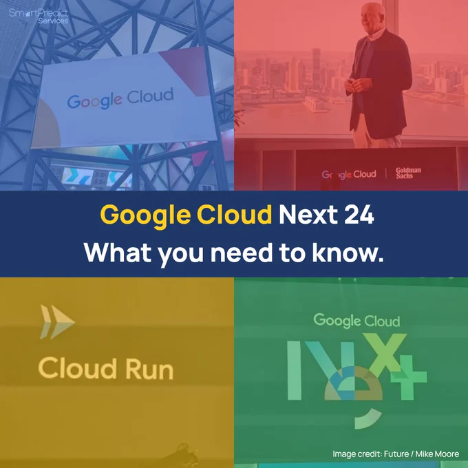 Au menu des points clés :
- L'IA et le Machine Learning (ML) en tête d'affiche : Google Cloud facilite l'accès à ces technologies pour les développeurs, leur permettant de créer des applications plus intelligentes et plus performantes.

- L'IA générative, une révolution en marche : Imaginez créer du texte, des images et du code grâce à l'IA ! Cette technologie ouvre de nouvelles perspectives pour l'innovation.

- Plateforme de données unifiée : Rassemblez toutes vos données pour en extraire des insights précieux et booster votre prise de décision.

- Sécurité et conformité au cœur des priorités : Google Cloud s'engage à protéger vos données et à respecter les réglementations en vigueur.