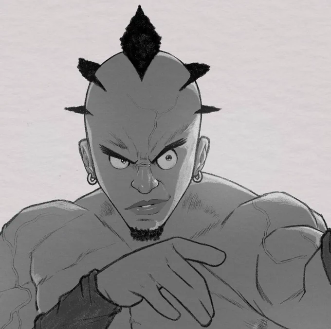 art artist artwork 2D character 3D character 2D artist 3D artist 2D designer 3D designer character design afro anime 2D animation 3D animation illustration commission work commission open drawing picture of the day.
