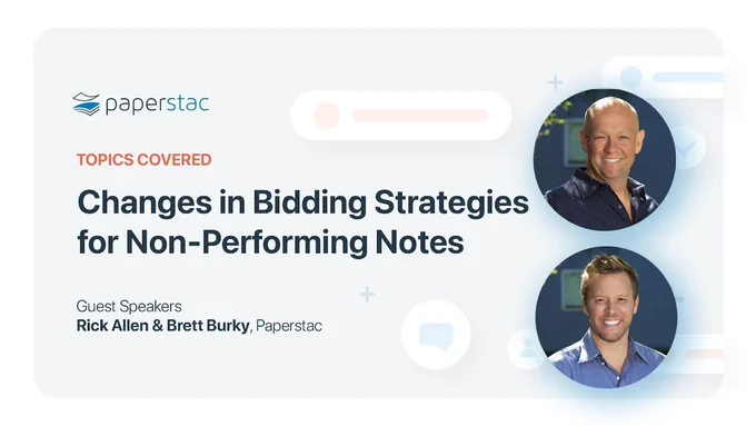 Bidding Strategies for non performing notes 