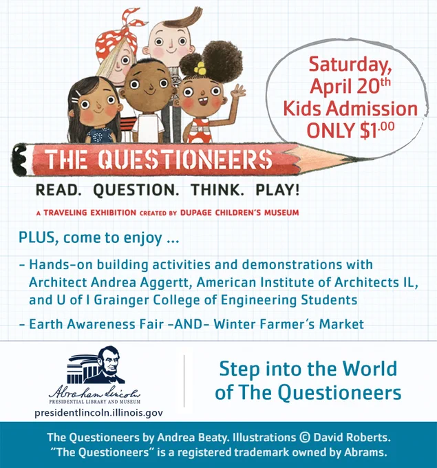A promotional banner for ALPLM Dollar Kids Day on Saturday, April 20th.