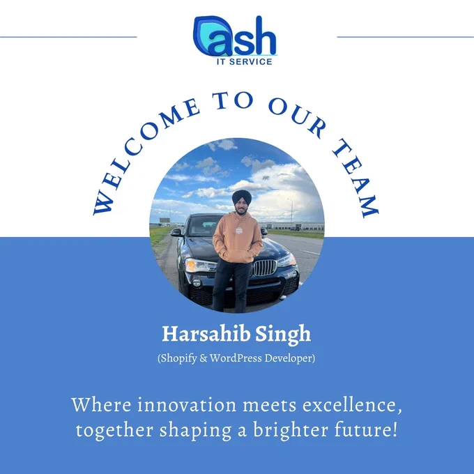 Welcome aboard, Harsahib Singh! 🚀 Join us on a journey where innovation meets excellence, shaping a brighter future together! 🌟 