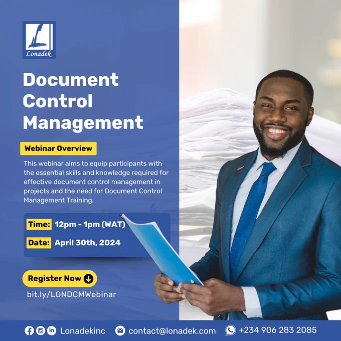 Professional Training 
Document Control Management 