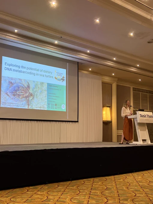 Sophia's talk at ISTS - "Exploring the potential of dietary DNA metabarcoding in sea turtles"
