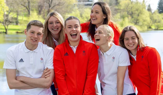 Six of the seven swimmers selected for the next Olympics at University of Stirling 