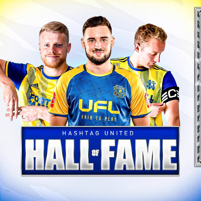 A graphic with Ross gleed, rich beck & Jack Harrison on it; the three nominees for the 2024 inductee into the hashtag hall of fame!