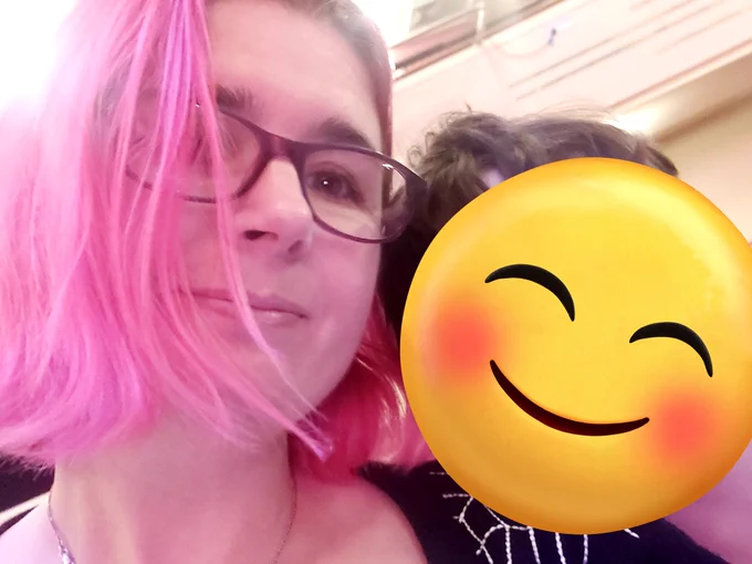 Me and child one posing together