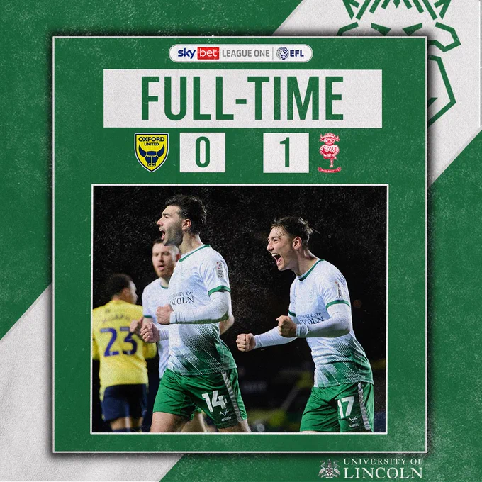 Full-time: Oxford 0-1 Imps