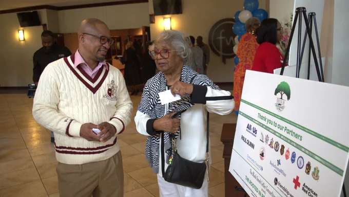 BGLC staff and attendees interacting at an engagement event