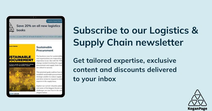 Subscribe to our Logistics & Supply Chain newsletter
Get tailored expertise, exclusive content and discounts delivered to your inbox