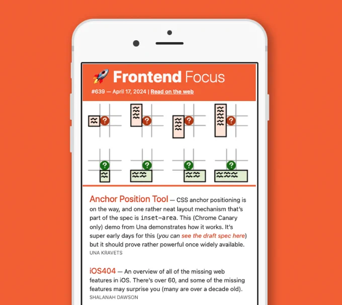 Screenshot of email newsletter. 