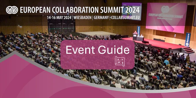 Join Microsoft and community experts in-person, in one place. The European Collab Summit and European Cloud Summit are co-located in 2024 – converging on Wiesbaden, Germany, May 14-16, 2024 – with two pre-event and one post-event workshop days. They are both wonderful events, together spanning Copilot and AI, SharePoint, Teams, OneDrive, Viva, Power Platform, related Microsoft 365 apps, plus Azure and its vast portfolio of services. With nearly 3,000 attendees, the European Collaboration Summit is a big opportunity to learn a lot and meet with Microsoft and MVP experts across numerous areas – your tech community peers included. With 75  sponsors and exhibitors year after year, it hosts a large expo hall filled with apps, services, and solutions. You’ll hear the latest product updates and guidance from over 45 Microsoft product makers — filled with real-world solutions across a combined general keynote, four general sessions, numerous breakout sessions, and pre/post event tutorials. 