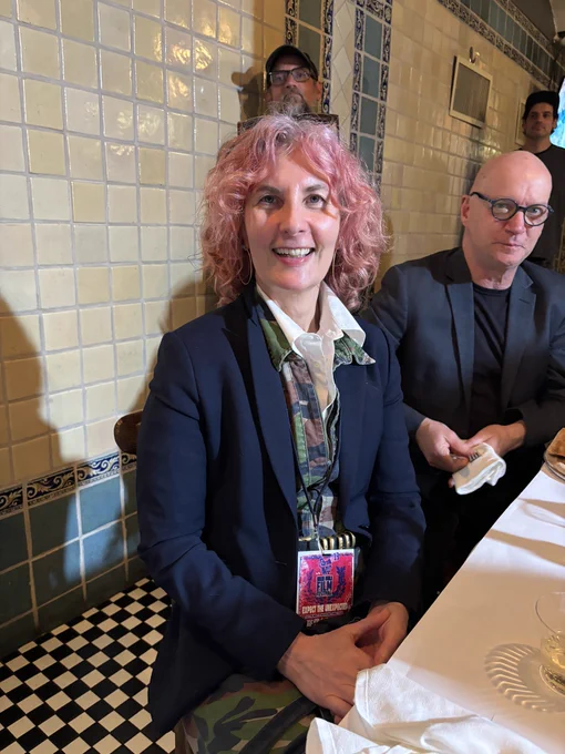 Filmmaker catya plate at queens world film festival