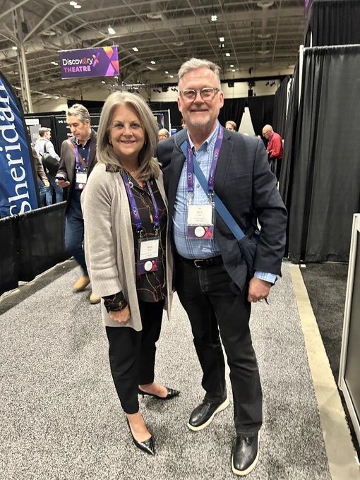 Wendy Curtis and Chris Gillis at DiscoveryX.