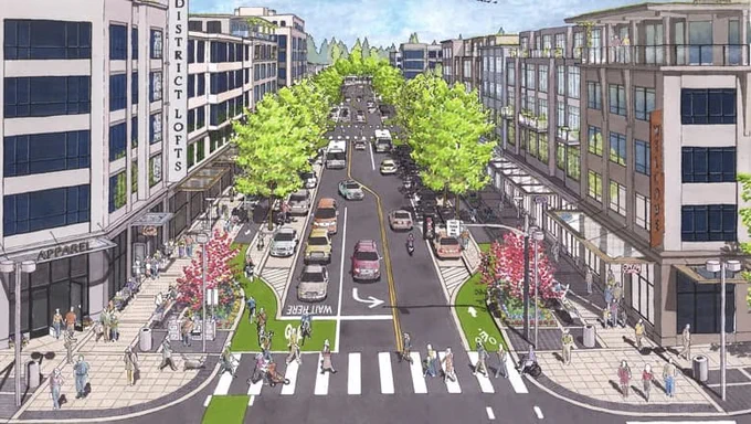 A complete street in the Toronto context.