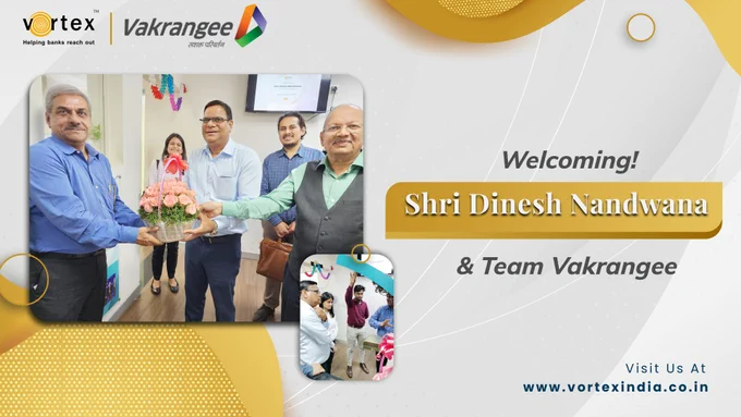 We were privileged to welcome Shri Dinesh Nandwana, Founder & Executive Chairman of Vakrangee Limited & Director of Vortex Engineering and his team from Vakrangee, to our corporate office in Chennai.
Sathyan Gopalan, CEO & Director of Vortex Engineering along with the senior management team, received him. 
#VortexEngineering #VakrangeeLimited