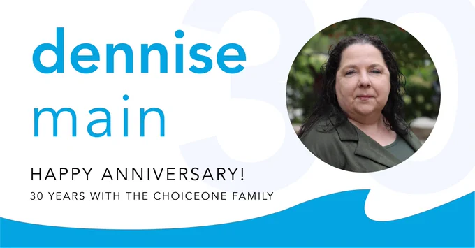 COB 30th Anniversary Social post for Dennise Main