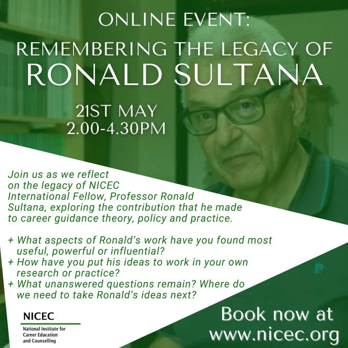 Online Event 12st May 2024 2pm GMT - Remembering the legacy of Ronald Sultana 