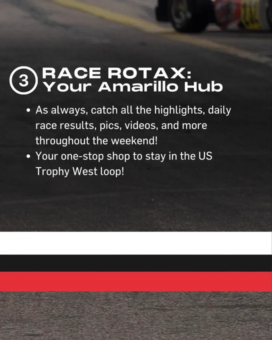 Race Rotax will also be your hub of information - follow us Instagram for all of the latest updates all weekend 