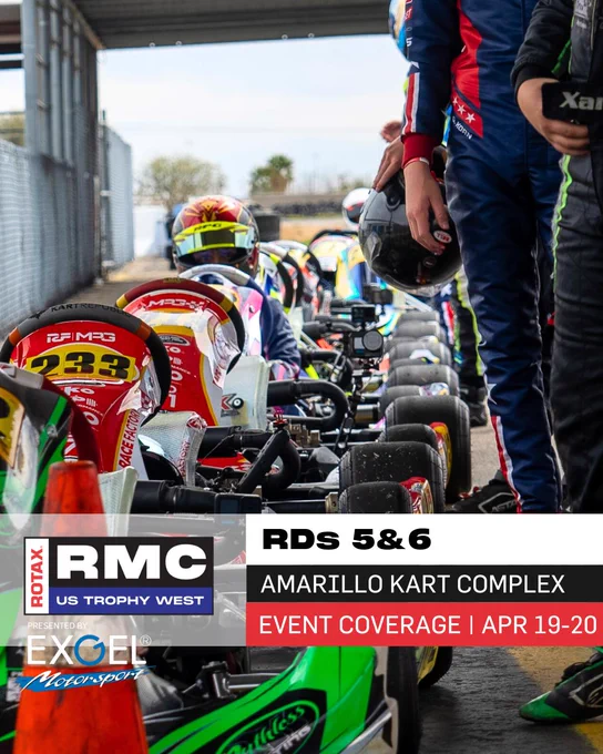 US Trophy West Rounds 5 & 6 at Amarillo Kart Complex, weekend event coverage details