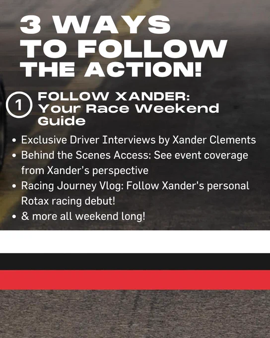 Xander Clements from Kart Chaser will be making his Rotax racing debut at the US Trophy West Rounds 5 & 6 kart series this weekend. He will cover some behind the scenes action and interview other drivers attending the event. 