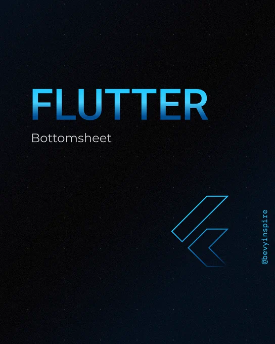 Dive into Flutter's Dynamic World @Bevyinsight 

🔹 What's a Bottom Sheet?
A bottom sheet is a sliding panel that comes up from the bottom of the screen providing more content or functionality. It's an essential component in modern mobile app design, particularly used in Flutter to enhance user experience with seamless interactions.

🔹 Why Use a Bottom Sheet?

User Engagement: Perfect for quick interactions without leaving the current context.
Space Efficiency: Utilizes screen real estate wisely, keeping the main content less cluttered.
Versatility: Great for menus, forms, detail views, or even guides.
🔹 Types of Bottom Sheets in Flutter:

Persistent: Remains visible when not interacting with the main screen area.
Modal: Covers the entire screen, focusing user attention on its own content.
How to Implement?
Flutter makes it easy with the showModalBottomSheet() function for modal sheets, or integrating the BottomSheet widget for persistence.
Follow for more at https://bevyinsight.com/