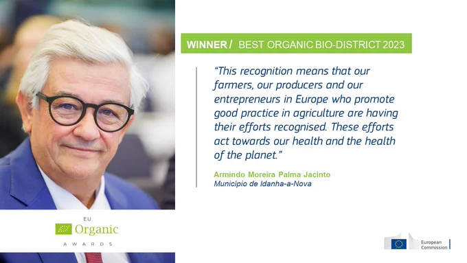 Quote from the winner of best organic bio-district 2023