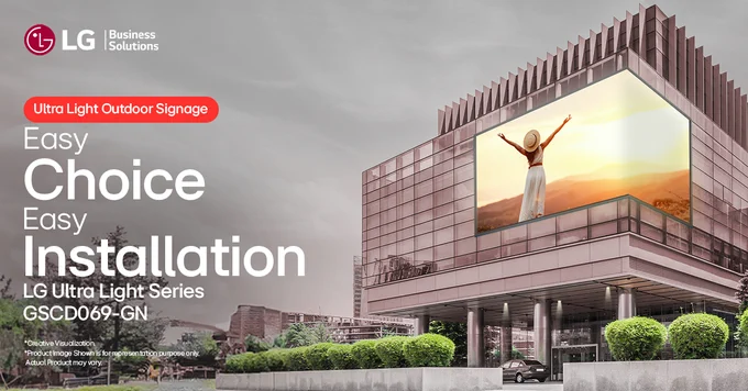 Elevate Any Space with LG Ultra Light Series LED Signage 